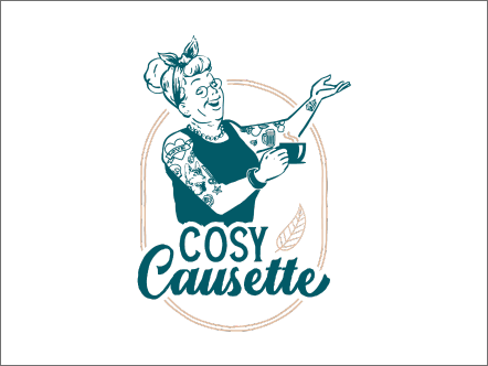 Création de logo pour le coffee shop restaurant Cosy Causette à Saint-Sulpice dans le Tarn (81).