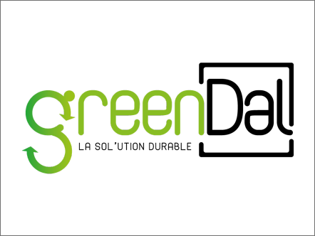 Conception du logo de la marque GreenDal pour la société Solendal à Lavaur dans le Tarn 81