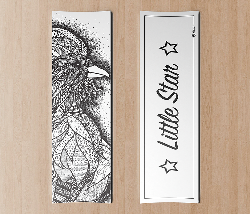 marque-page "little stars" made in France